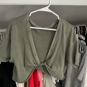 AERIE REVERSIBLE CROSS TEE
